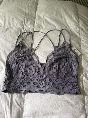 Free People FP one adella bralette in slate
